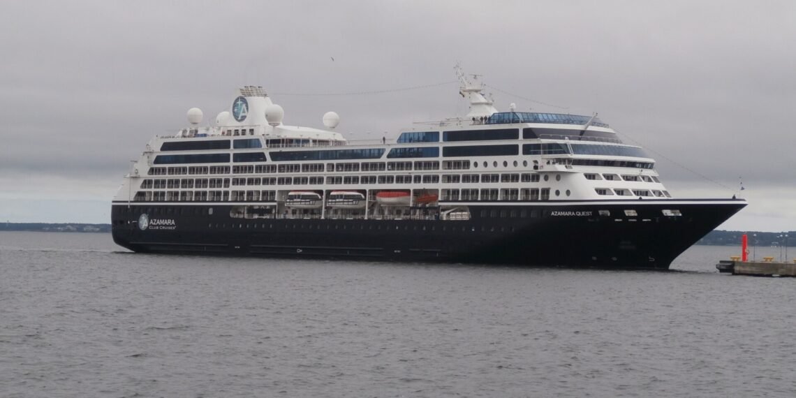 Azamara Quest arriving in Tallinn, Estonia