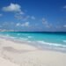 Beach in the Cancun hotel zone
