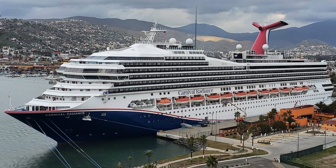 Carnival Radiance cruise ship at Ensenada