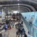 Inside Chhatrapati Shivaji Maharaj International Airport in Mumbai