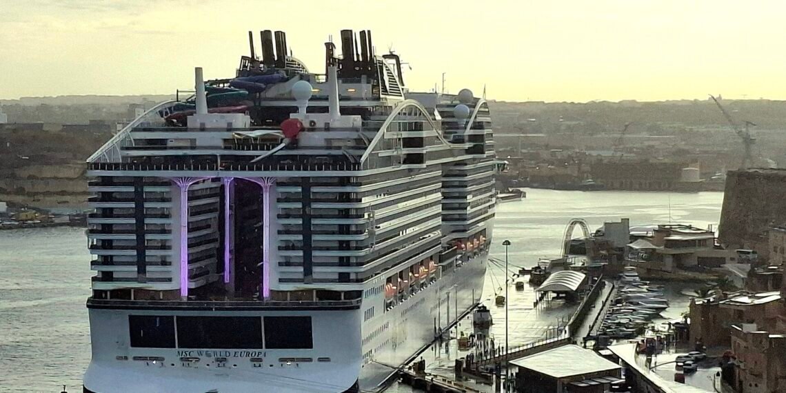 MSC World Europa in Valletta