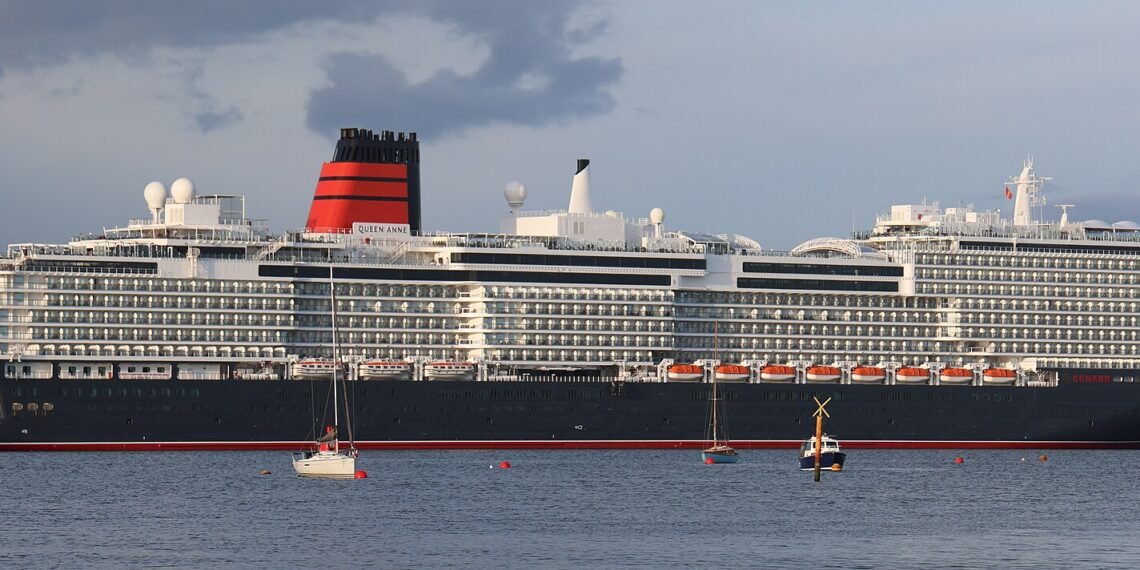 Cunard ship Queen Anne at Southampton