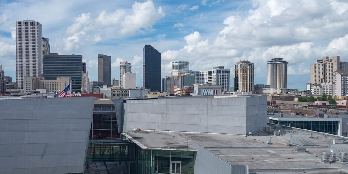 New Orleans Central Business District skyline May 2017