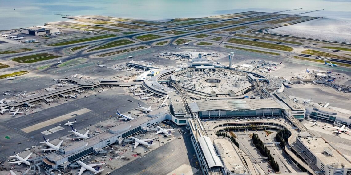 San Francisco International Airport - aerial photo