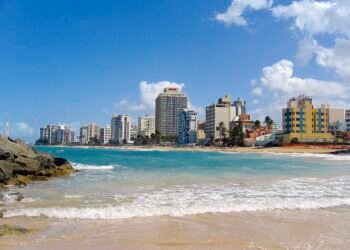 San Juan, Condado beach, Puerto Rico
