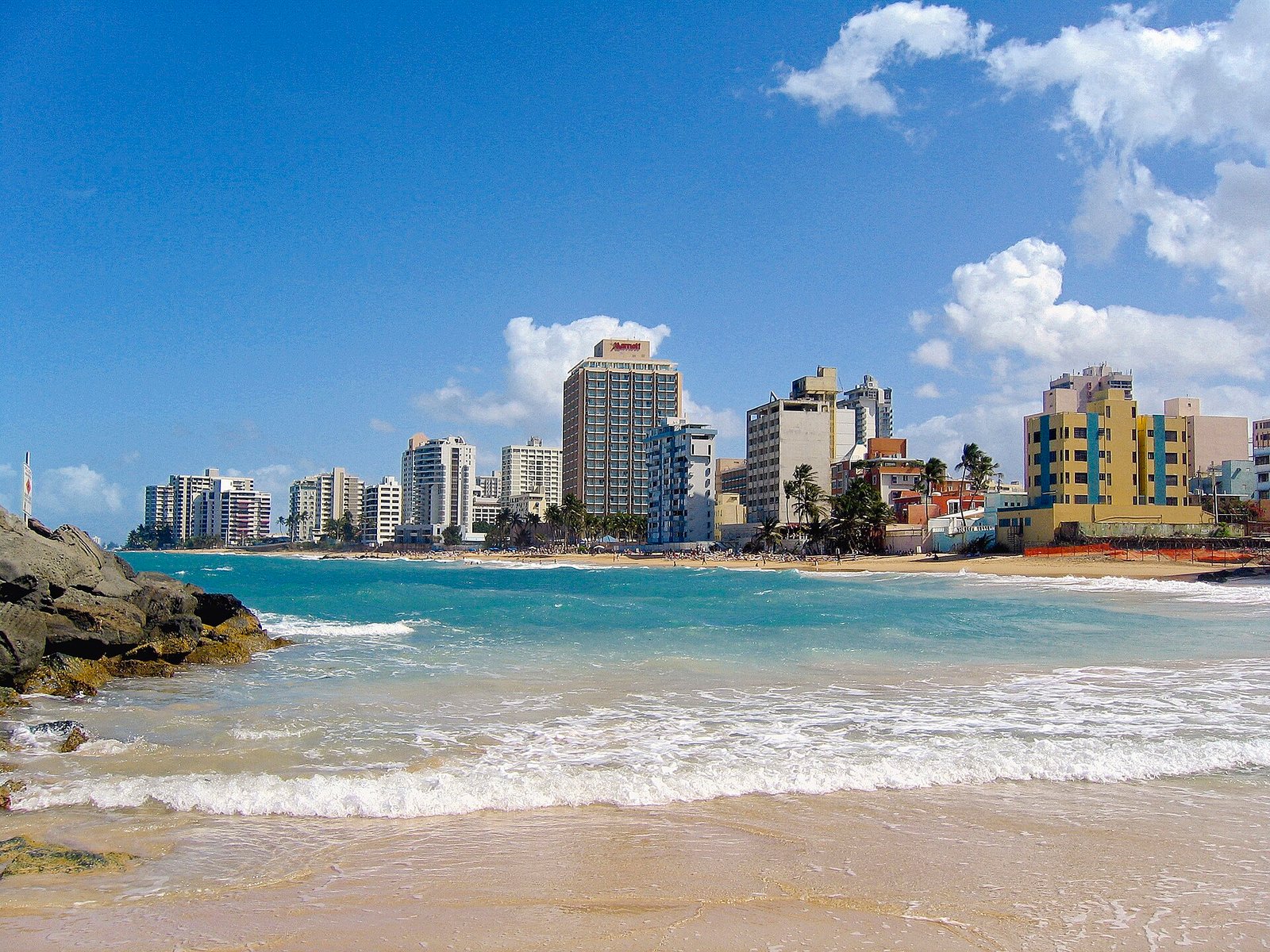 San Juan, Condado beach, Puerto Rico