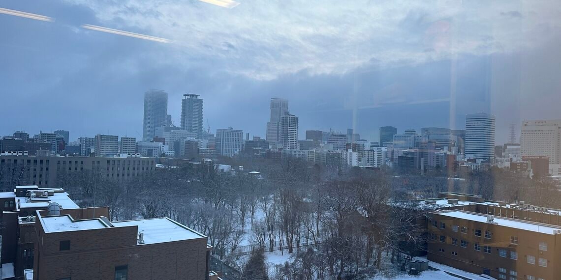 Sapporo City Skyline