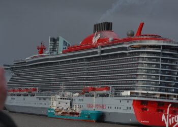 Scarlet Lady in Liverpool in February 2020