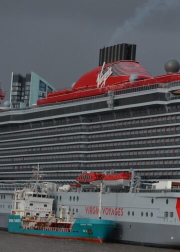 Scarlet Lady in Liverpool in February 2020