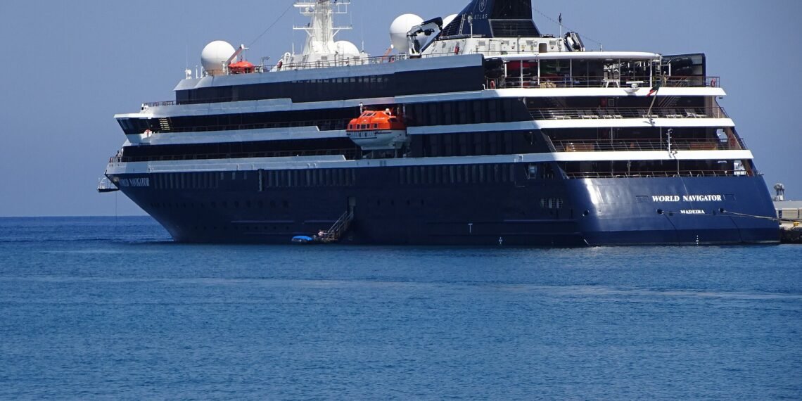 Atlas Ocean Voyages ship World Navigator in Rhodes
