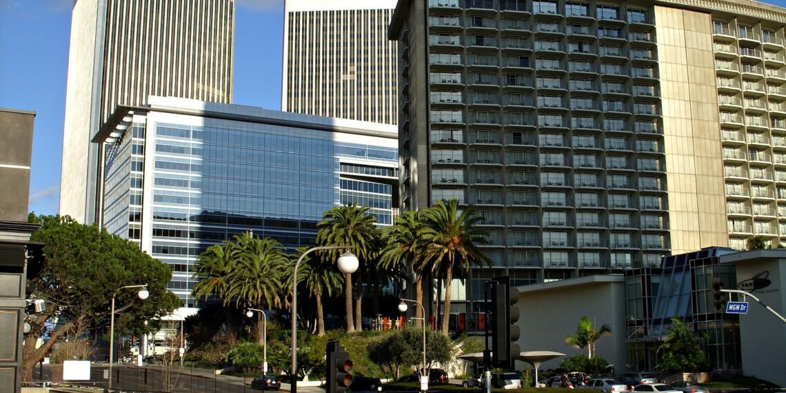 Century City towers, Los Angeles