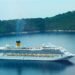 Costa Fortuna, the ship now renamed Beachcomber by Margaritaville at Sea, near Dubrovnik