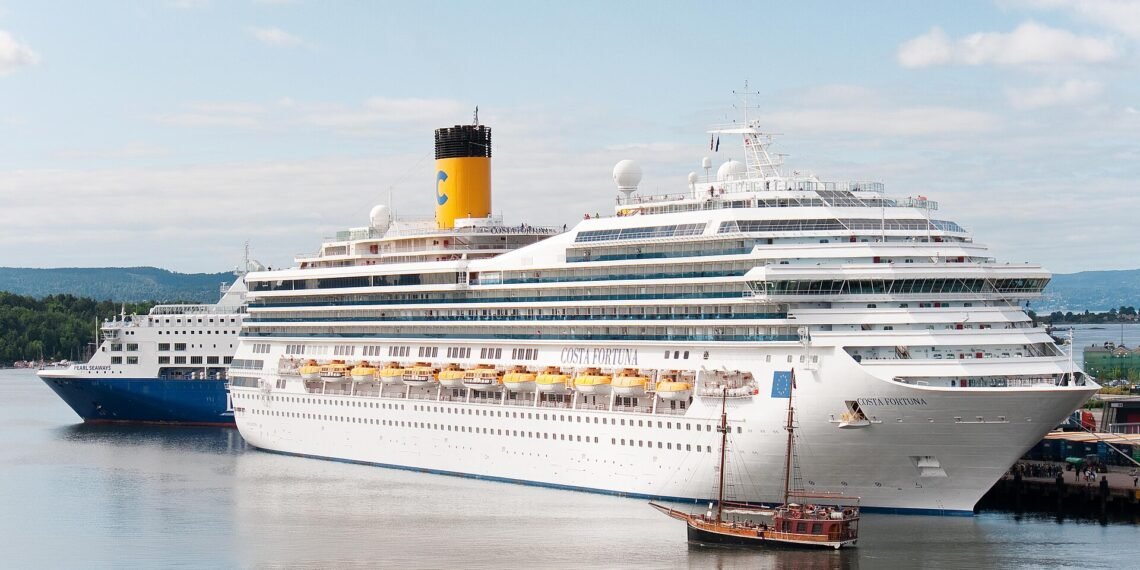Cruise ship in Oslo harbour