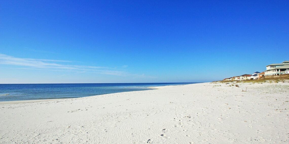 The beach at Gulf Shores, Alabama