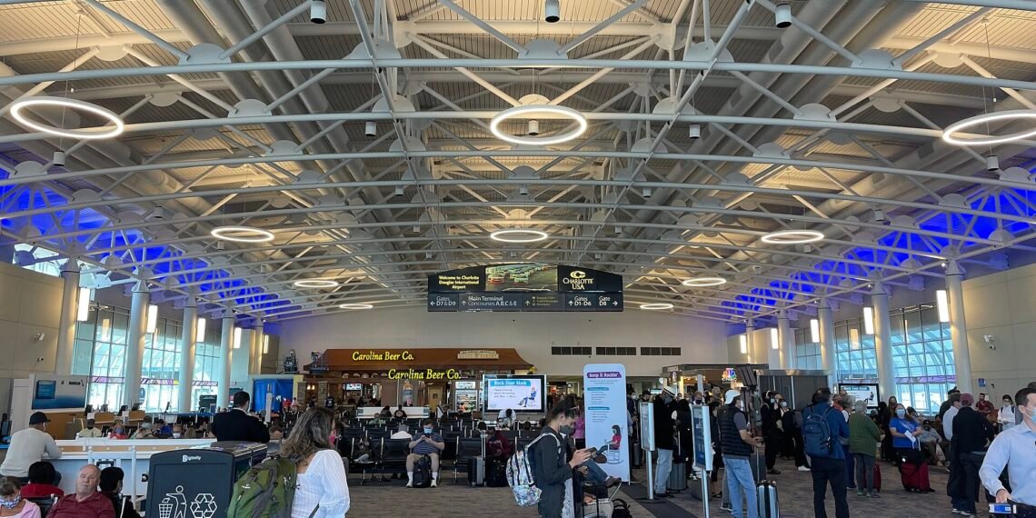 Inside Charlotte Douglas International Airport
