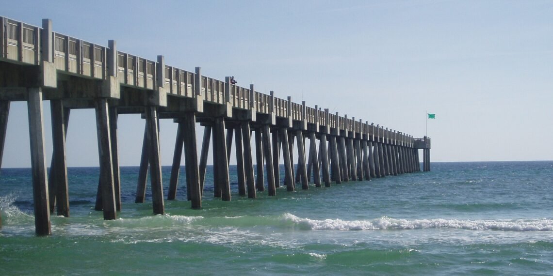The beach at Pensacola Beach, Florida