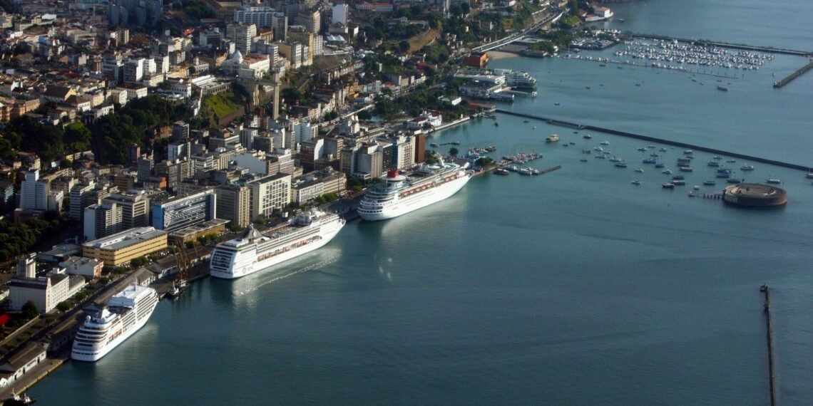 The port of Salvador, Bahia, Brazil