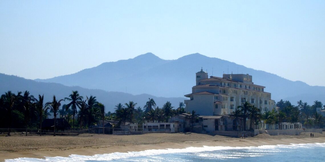 A beach at Manzanillo, Mexico